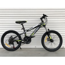 20" велосипед TopRider-611 20"  салатовий