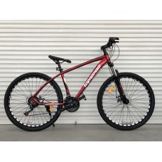 27.5" велосипед TopRider-777 27.5"  красный 