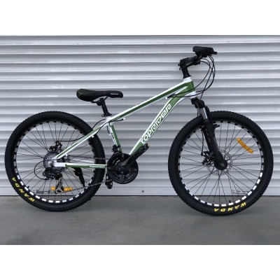 24" TopRider-680 24" біло-салатовий