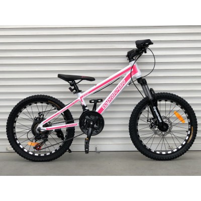 20" велосипед TopRider-680 20"  рожевий