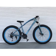 26" велосипед фетбайк TopRider-215 26" синій
