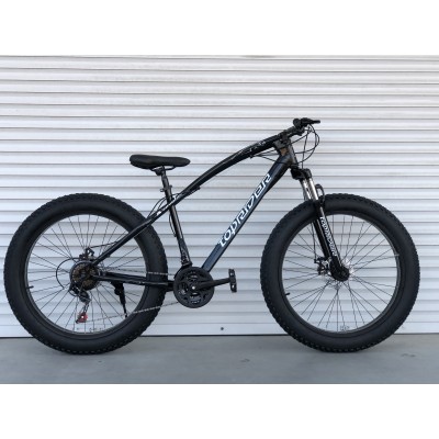 26" велосипед фетбайк TopRider-215 26" чорний
