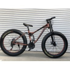 26" велосипед фетбайк TopRider-620 26" коричневий