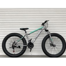 26" велосипед фетбайк TopRider-650 26" зелений