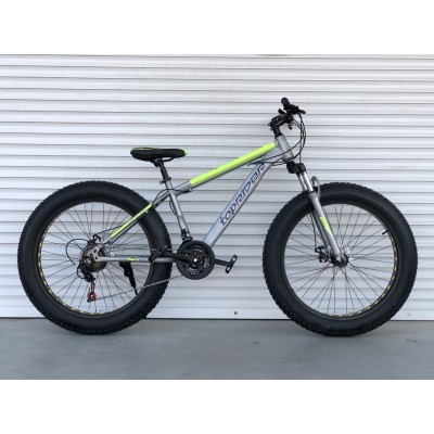 26" велосипед фетбайк TopRider-650 26" жовтий