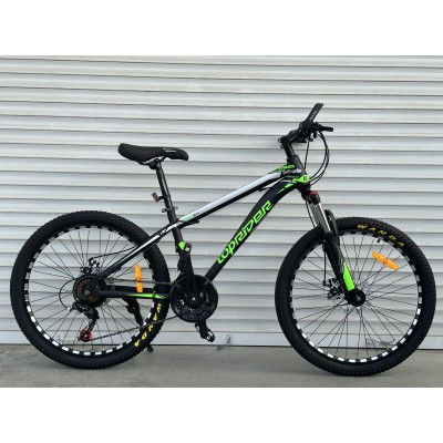24" велосипед TopRider-611 24" салатовий