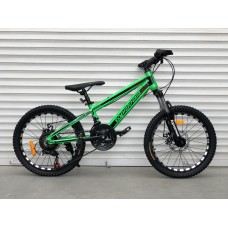 20" велосипед TopRider-680 20"  салатовий
