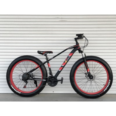 26" велосипед фетбайк TopRider-720 26" червоний