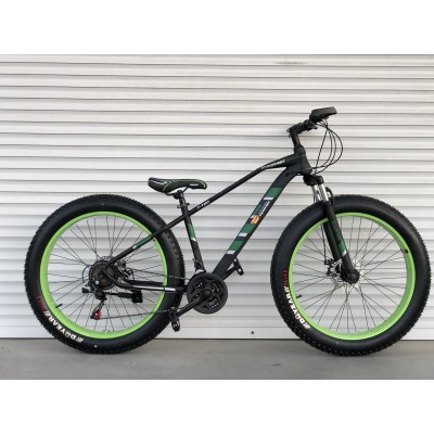 26" велосипед фетбайк TopRider-720 26" салатовий