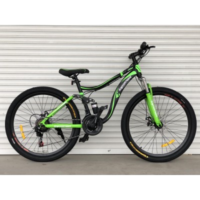26" велосипед TopRider-680 26" салатовий