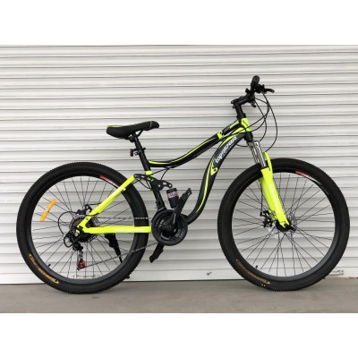 26" велосипед TopRider-910 26"  жовтий