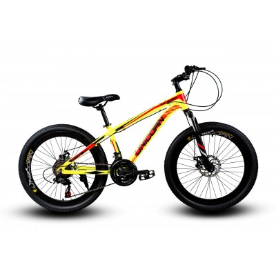 24" велосипед Unicorn-FLAME 24" ЖОВТИЙ АЛЮМІНІЄВИЙ