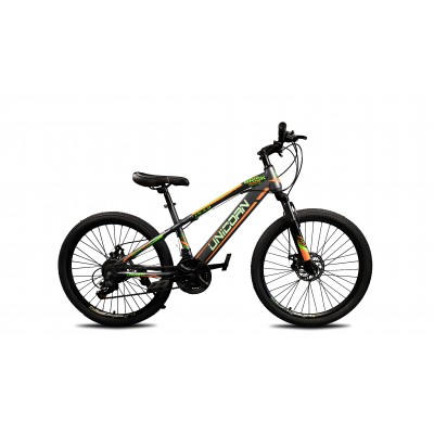 24" велосипед Unicorn-BRISK 24" Чорно-помаранчевий