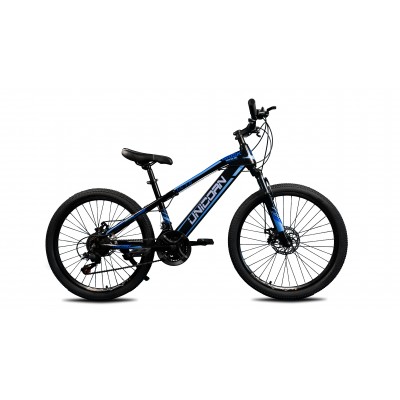24" велосипед Unicorn-BRISK 24" ЧОРНО-СИНІЙ