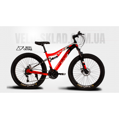 26" велосипед Unicorn-SHARK 26" ЧЕРВОНИЙ