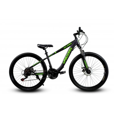 26" велосипед Unicorn-MIGEER GLORY 26" ЧОРНО-ЗЕЛЕНИЙ